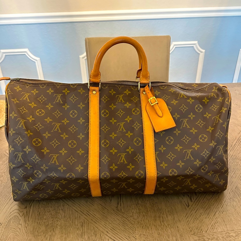 Louis Vuitton tag Keepall 55